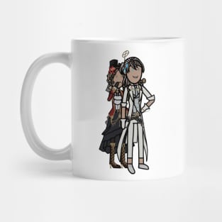 Paranormal Detective & Lockheart Cartoon 6 Mug